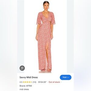 AFRM Savvy Midi Dress